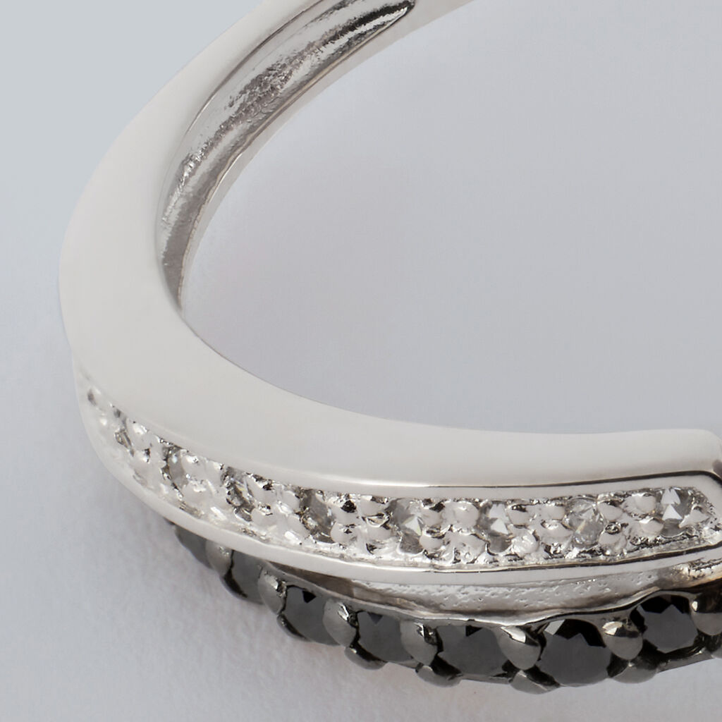 Anello Fantasia Silver Shine Argento Rodiato Cubic Zirconia - Anelli con Pietre Donna | Stroili