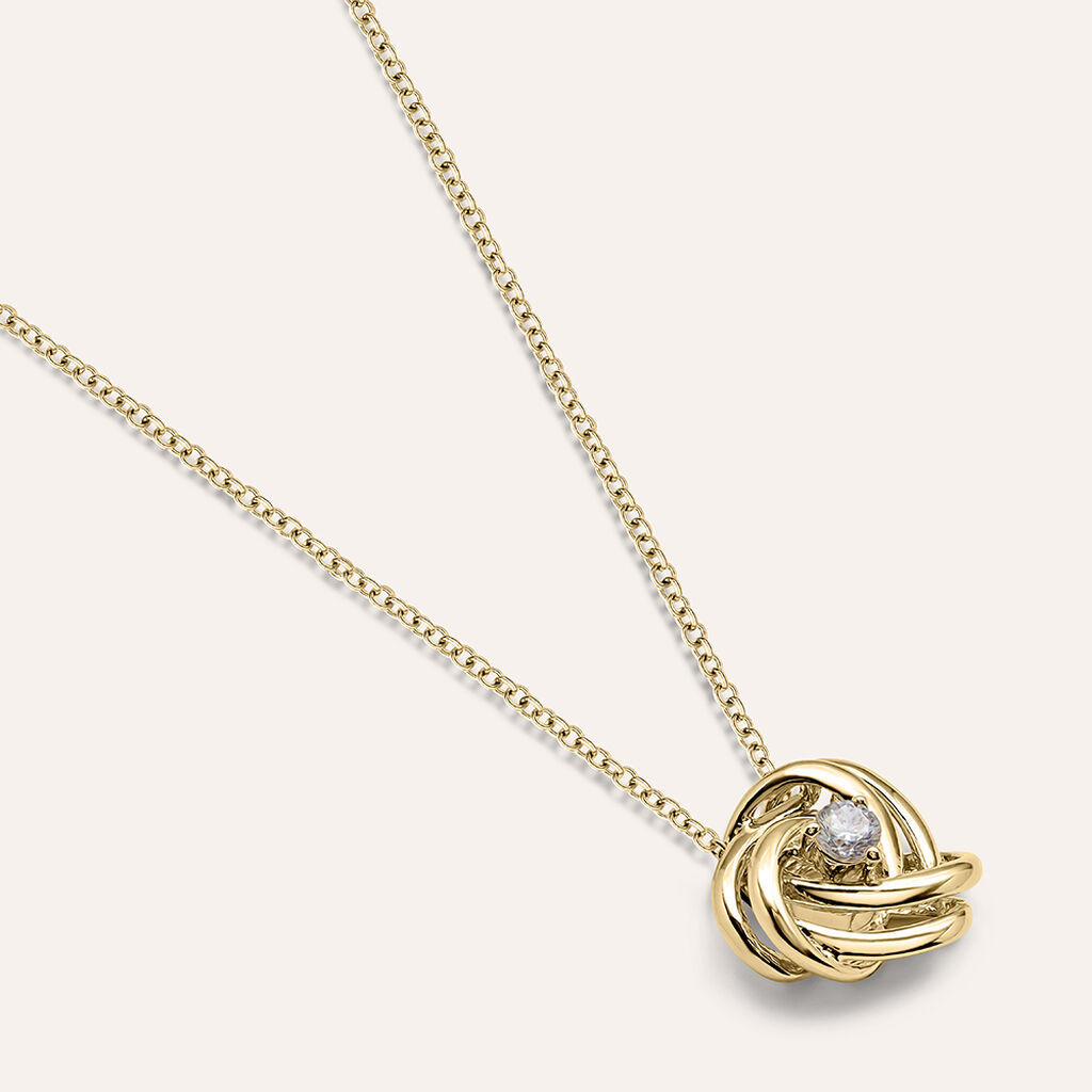 Collana Golden Dream Placcato Oro Giallo Cubic Zirconia