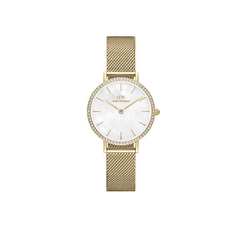 Orologio Al Quarzo Daniel Wellington Petite Lumine Bezel Evergold Dw00100662 - Orologi solo Tempo Donna | Stroili