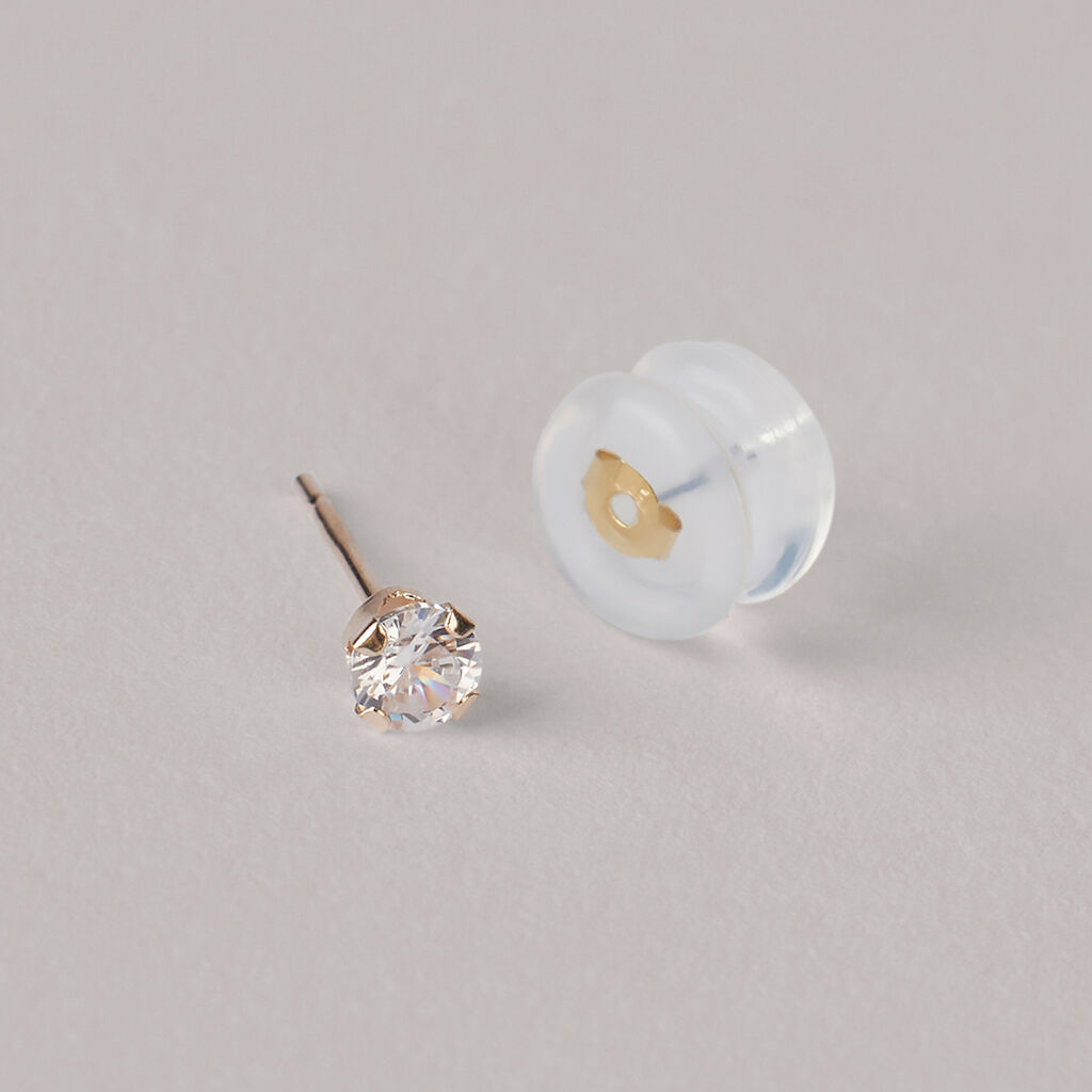Orecchini Lobo Punto Luce Bon Ton Oro Giallo Cubic Zirconia - Orecchini a Lobo Donna | Stroili