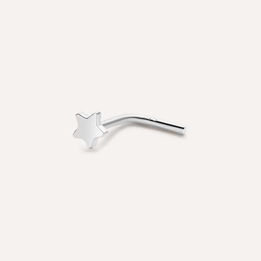 Piercing Naso Bon Ton Oro Bianco