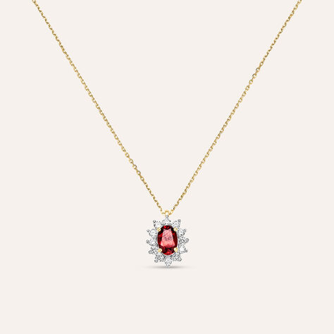 Collana Jasmine Oro Giallo Rodolite Diamante - Collane Donna | Stroili