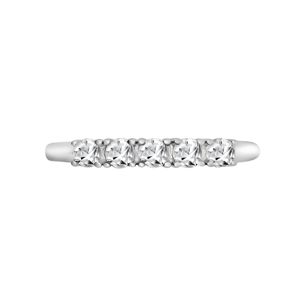 Anello Riviere Silver Elegance Argento Rodiato Cubic Zirconia - Anelli Riviere Donna | Stroili