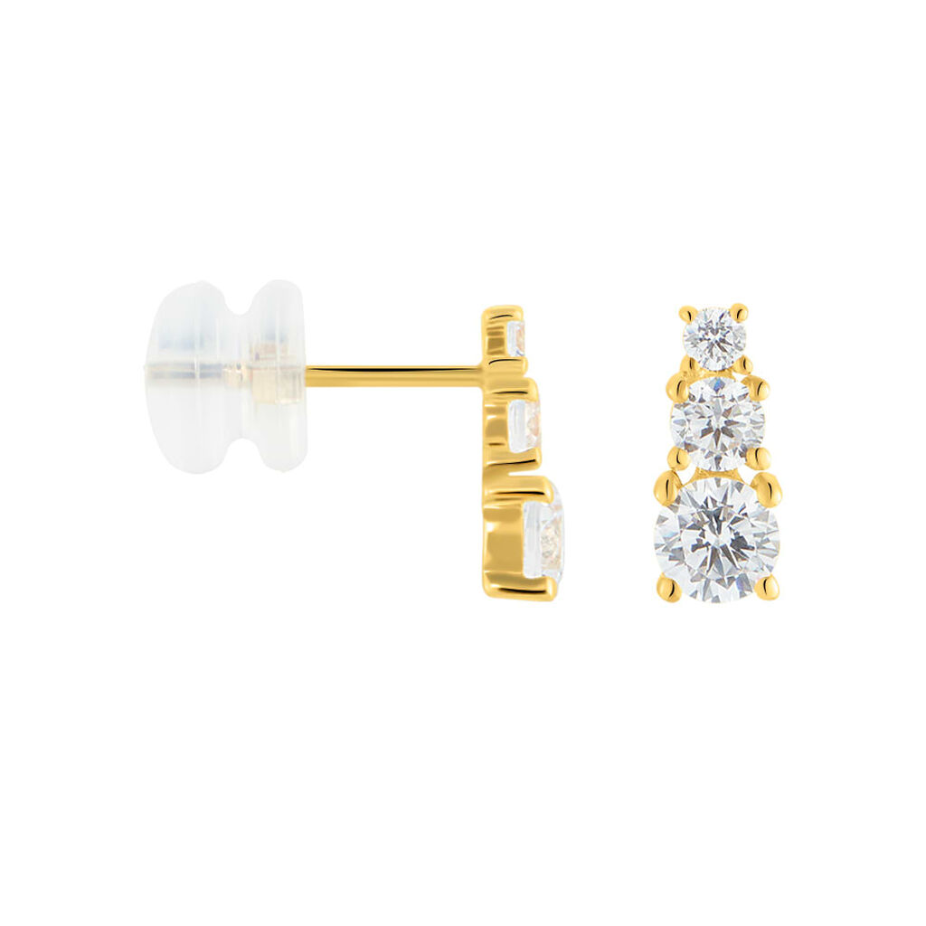 Orecchini Pendenti Trilogy Claire Oro Giallo Cubic Zirconia - Orecchini Pendenti Donna | Stroili