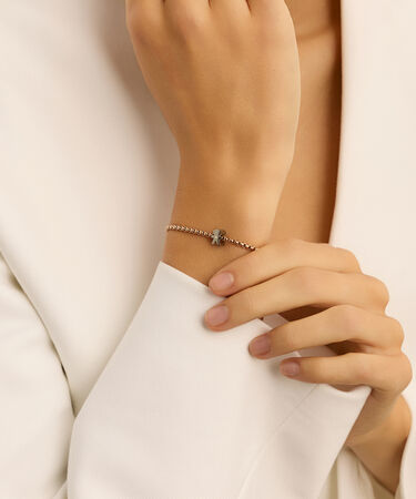 Bead Essential Code Acciaio Cristallo