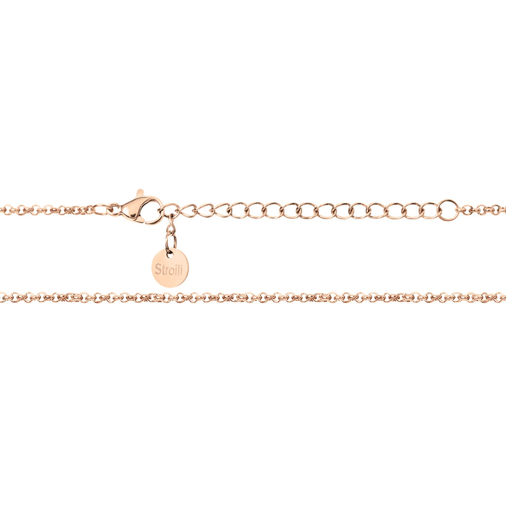 Collana Lady Phantasya Acciaio Rosa Cristallo - Collane Donna | Stroili