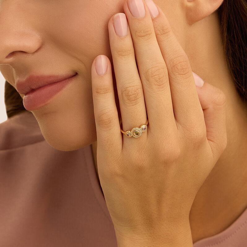 Anello Fantasia Golden Dream Placcato Oro Giallo Cubic Zirconia - Anelli con Pietre Donna | Stroili
