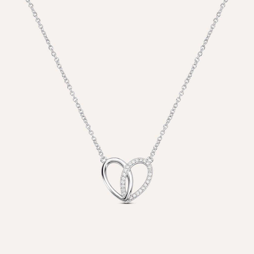 Collana Silver Moments Argento Rodiato Cubic Zirconia