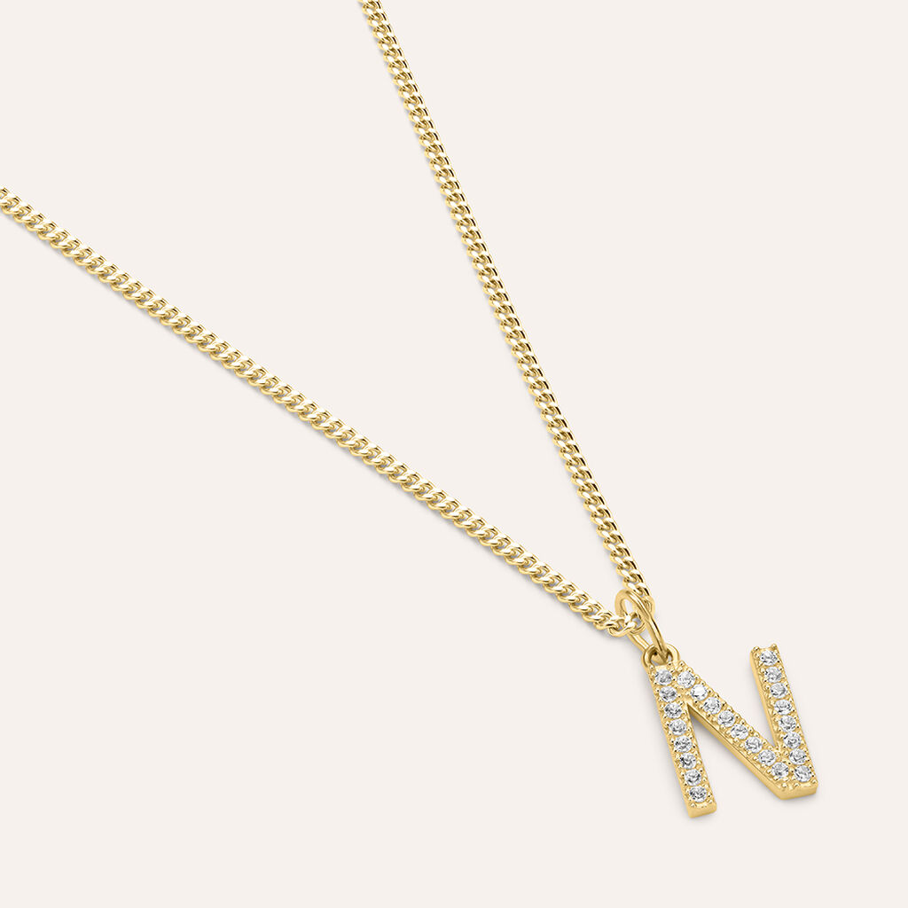 Pendente Poème Oro Giallo Cubic Zirconia - Ciondoli Donna | Stroili