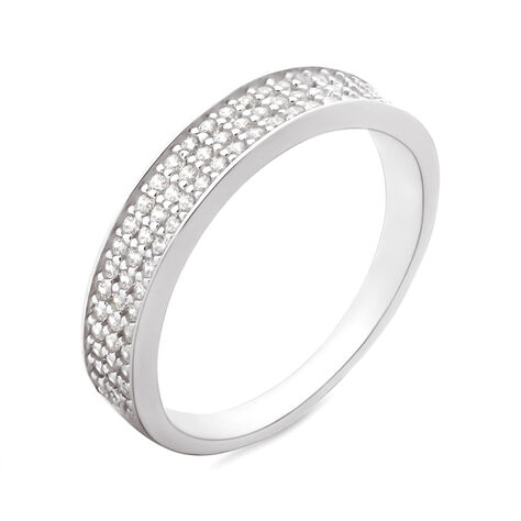 Anello Semi-eternity Silver Shine Argento Rodiato Cubic Zirconia - Anelli con Pietre Donna | Stroili