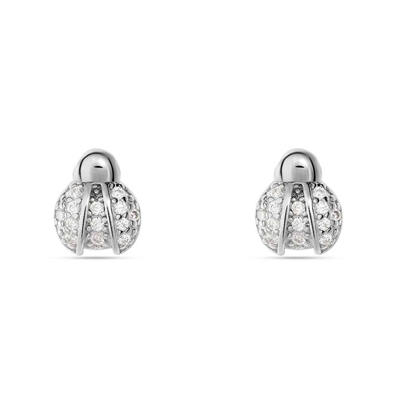 Orecchini Lobo Silver Moments Argento Rodiato Cubic Zirconia - Orecchini a Lobo Donna | Stroili