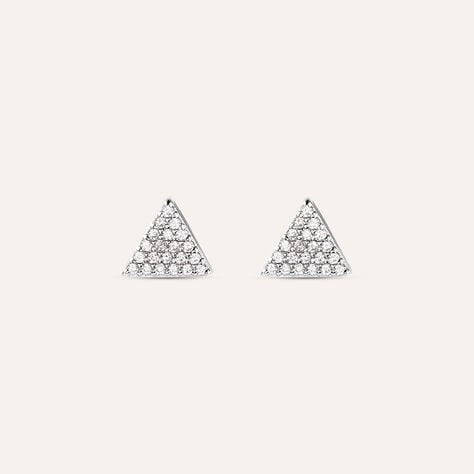 Orecchini Lobo Silver Shine Argento Rodiato Cubic Zirconia - Orecchini a Lobo Donna | Stroili