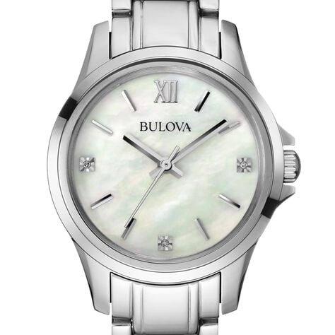 Orologio Al Quarzo Bulova Classic Diamonds 96p152 - Orologi solo Tempo Donna | Stroili