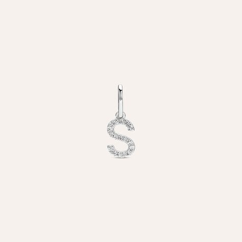 Pendente Sophia Oro Bianco Diamante - Ciondoli Donna | Stroili