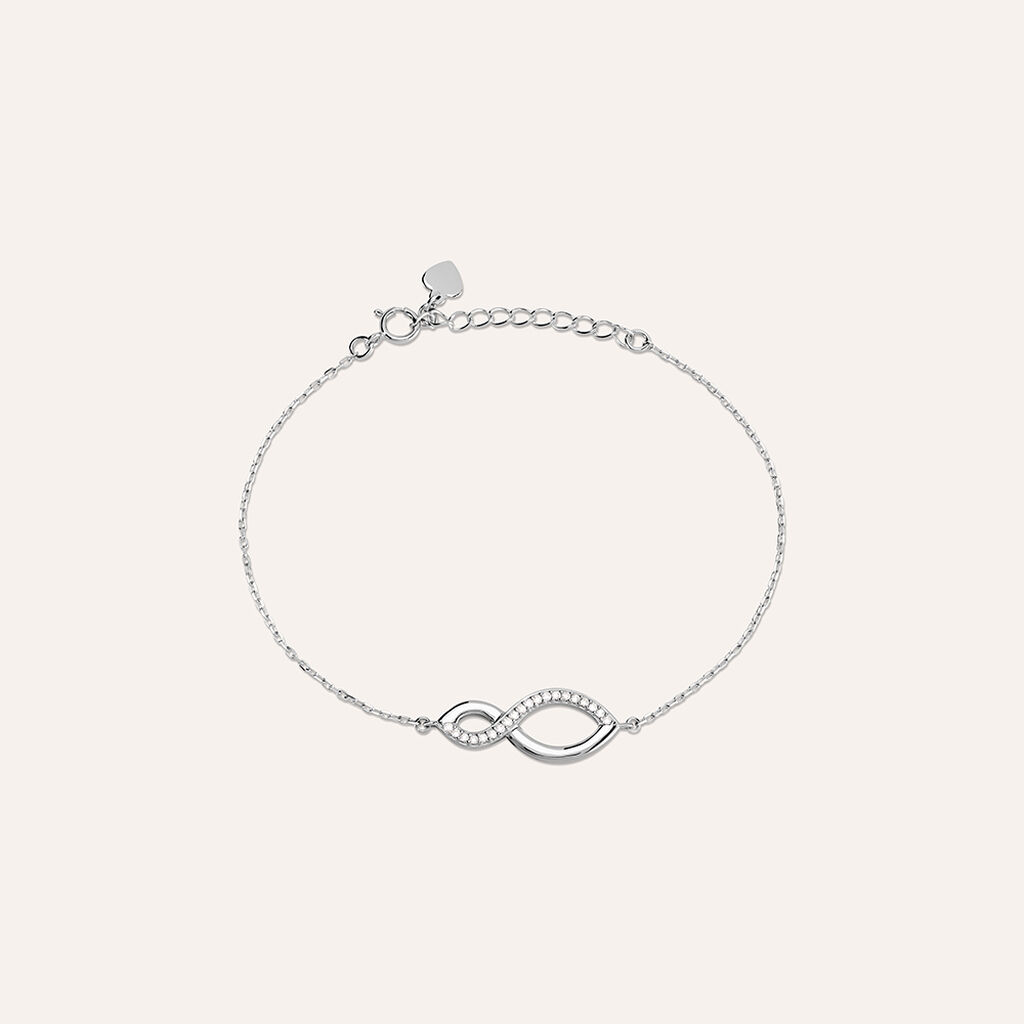 Bracciale Silver Shine Argento Rodiato Cubic Zirconia