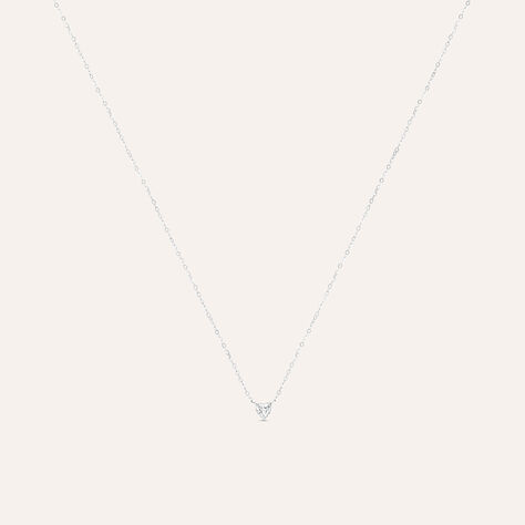 Collana Punto Luce Claire Oro Bianco Cubic Zirconia - Collane Punto Luce Donna | Stroili