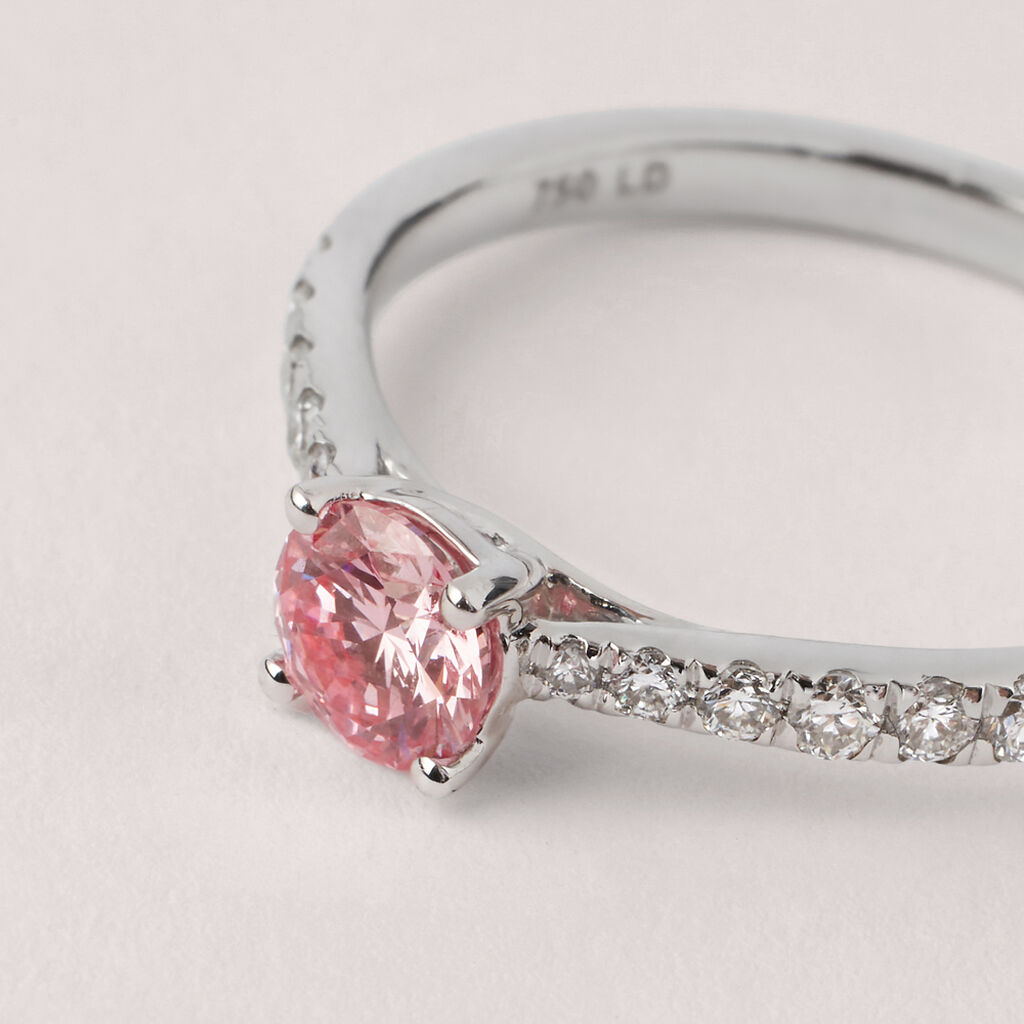 Anello Solitario Diamade Oro Bianco Diamante Lab-Grown - Anelli con Pietre Donna | Stroili