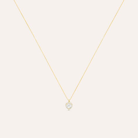 Collana Punto Luce Claire Oro Giallo Cubic Zirconia - Collane Punto Luce Donna | Stroili