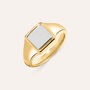 Anello Chevalier Man Code Acciaio Bicolore