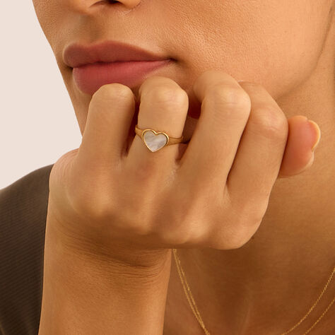 Anello Chevalier Beverly Oro Giallo Madreperla Cubic Zirconia - Anelli Chevalier Donna | Stroili