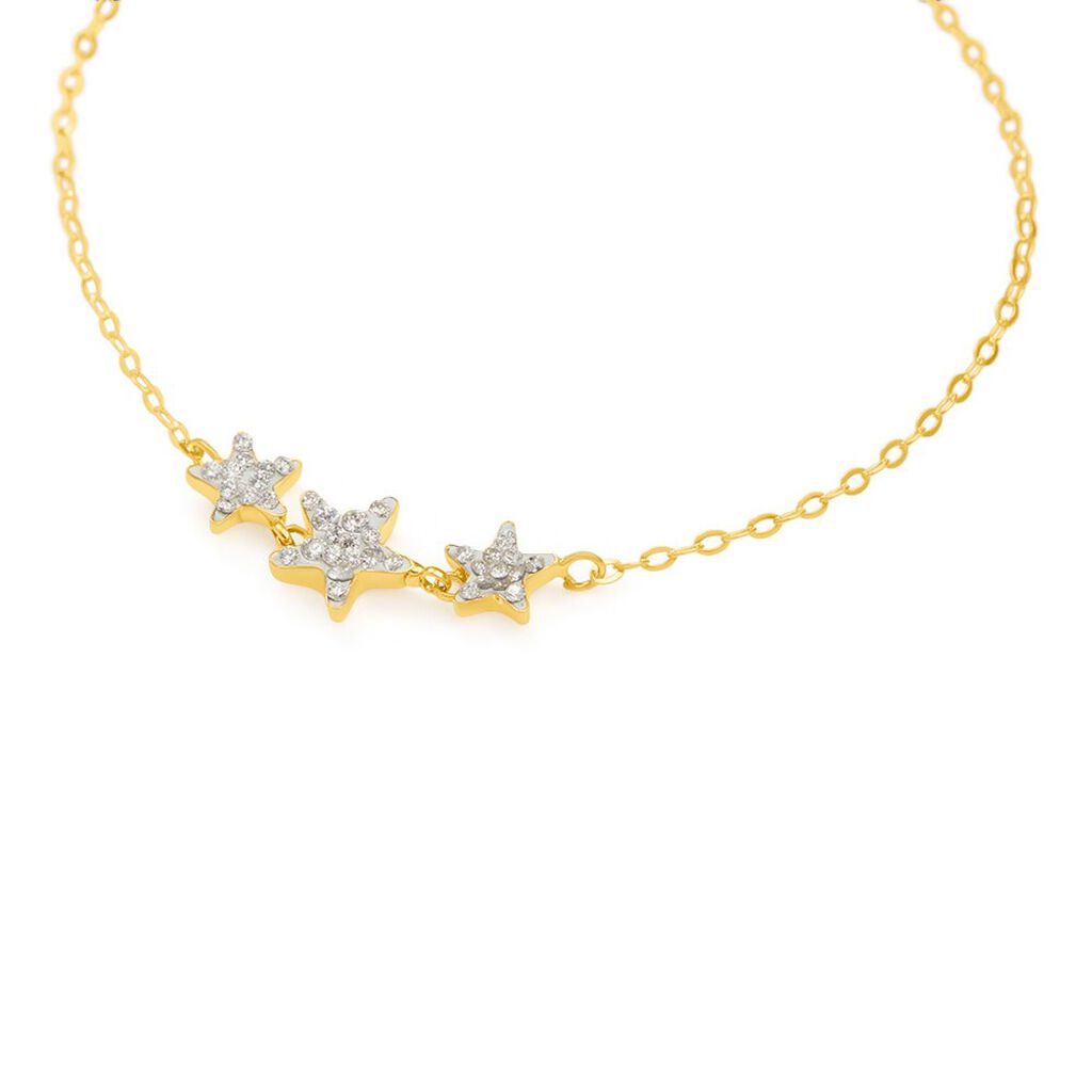 Bracciale Christelle Oro Giallo Cristallo - Bracciali Donna | Stroili