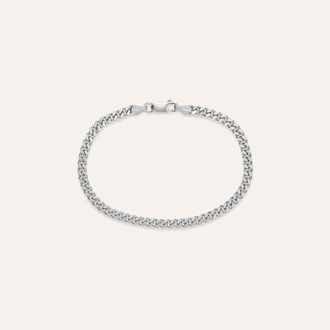 Bracciale Catena Gentleman Argento Rodiato - Bracciali Uomo | Stroili