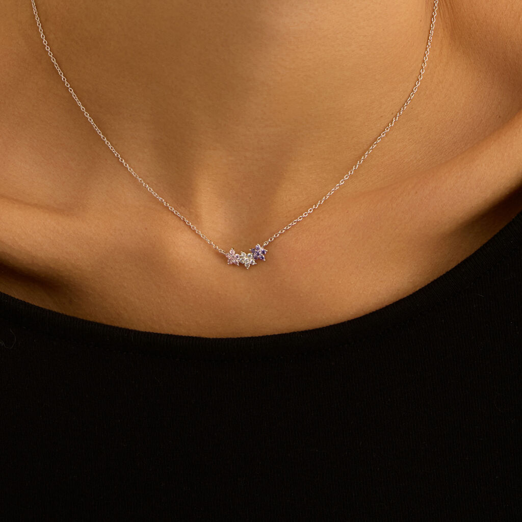 Collana Silver Shine Argento Rodiato Cubic Zirconia - Collane Donna | Stroili