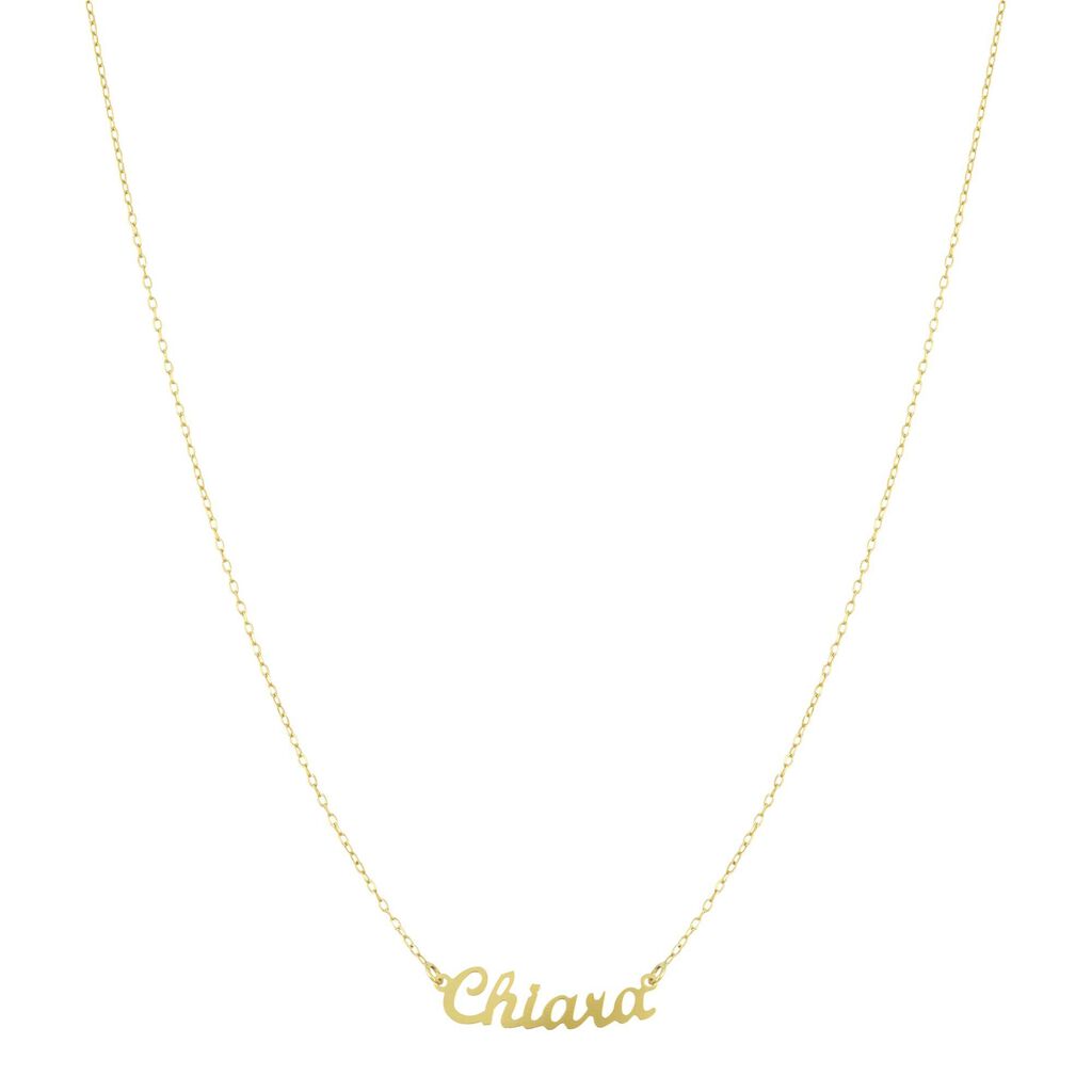 Collana Name Oro Giallo