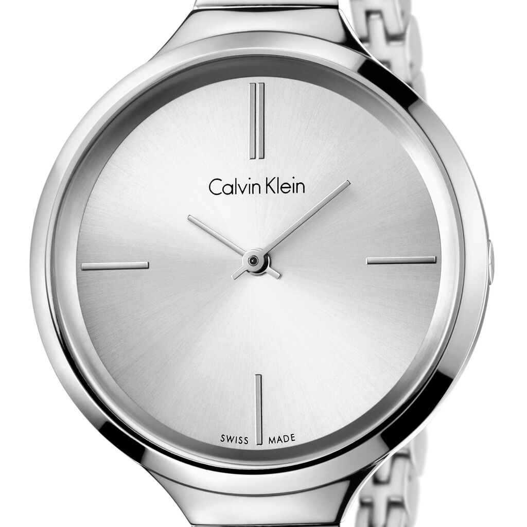 Orologio Donna Calvin Klein Lively quadrante argento K4U23126-RE21 - Orologi per Prima Comunione Donna | Stroili