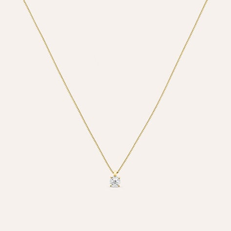 Collana Punto Luce Diamotion Oro Giallo Diamante - Collane Punto Luce Donna | Stroili