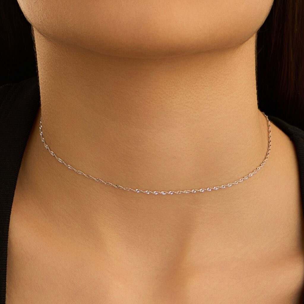 Catenina Poème Oro Bianco - Catenina Donna | Stroili