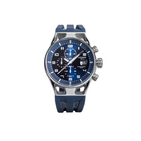 Orologio Al Quarzo Locman Montecristo 0542a02s-00blwhsb - Orologi con Datario Uomo | Stroili