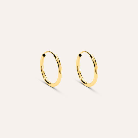 Orecchini A Cerchio Toujours Oro Giallo - Orecchini a Cerchio Donna | Stroili