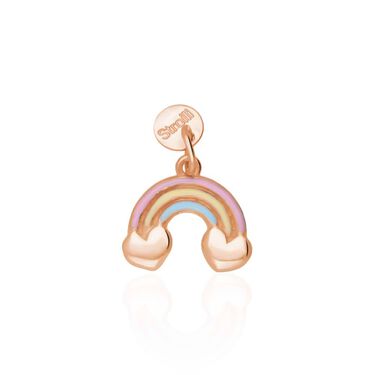 Pendente Love Beats Argento Rosa