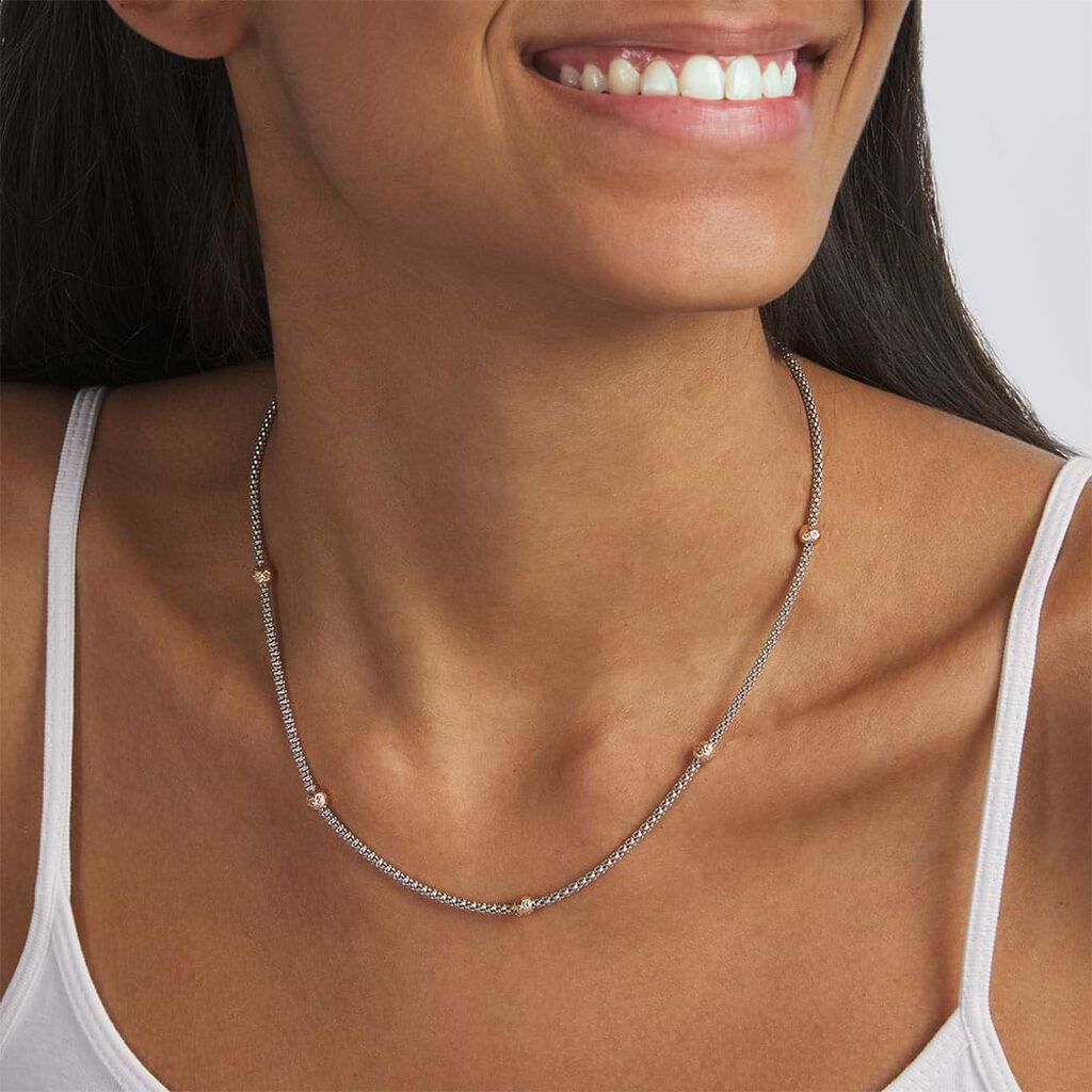 Collana Golden Lover Oro Bicolore - Collane Donna | Stroili