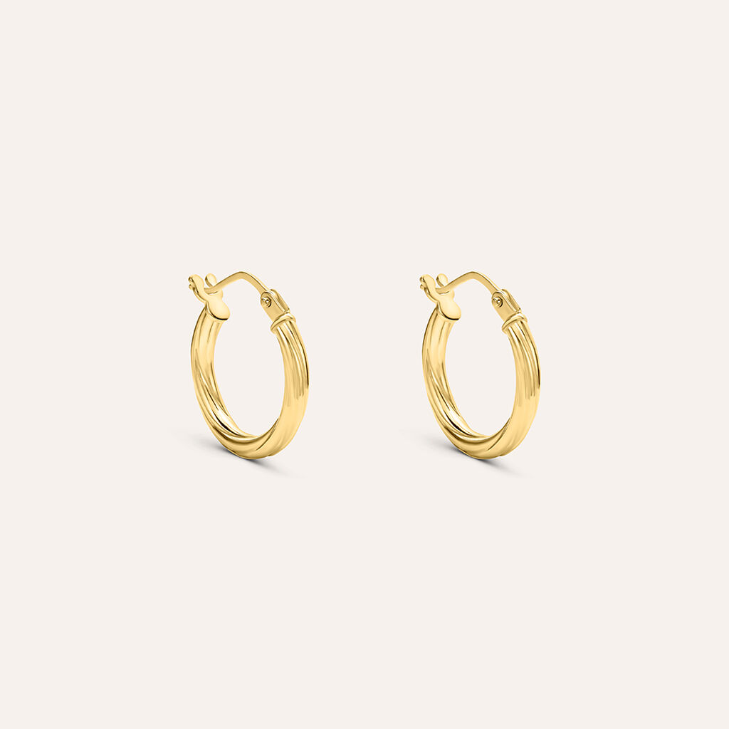 Orecchini A Cerchio Toujours Oro Giallo - Orecchini a Cerchio Donna | Stroili
