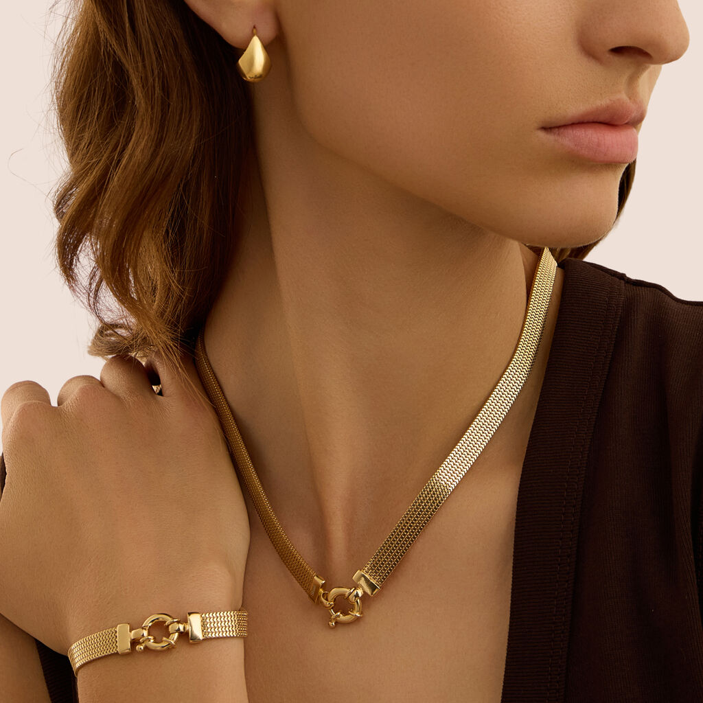 Catena Silver Collection Argento Dorato - Collane Donna | Stroili