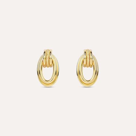 Orecchini Lobo Gold Essence Oro Giallo - Orecchini a Lobo Donna | Stroili