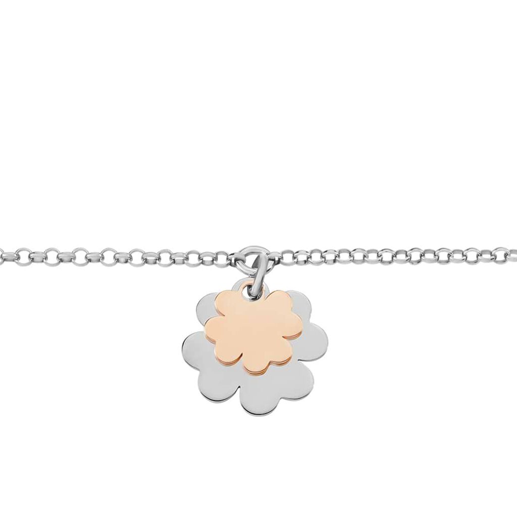 Bracciale Silver Collection Argento Bicolore Bianco / Rosa - Bracciali Donna | Stroili