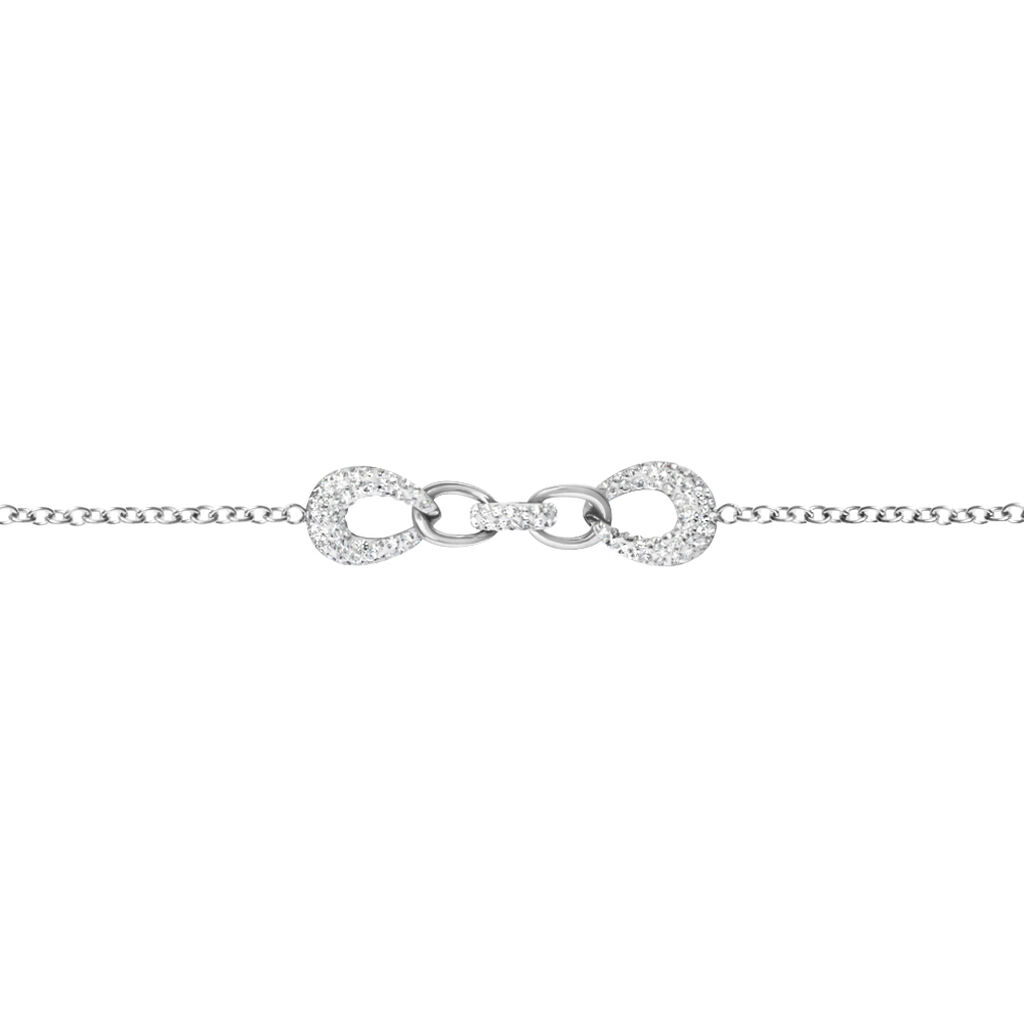 Bracciale Lady Phantasya Acciaio Cristallo - Bracciali Donna | Stroili