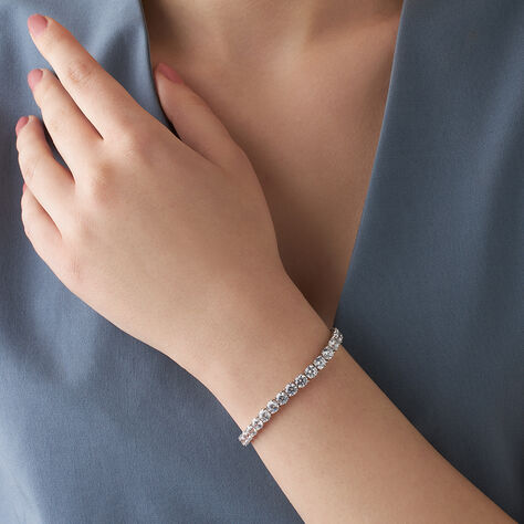 Bracciale Tennis Silver Elegance Argento Rodiato Cubic Zirconia - Bracciali Tennis Donna | Stroili