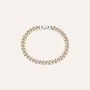 Bracciale Catena Man Code Acciaio Bicolore