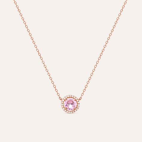 Collana Punto Luce Silver Rainbow Argento Rosa Cubic Zirconia - Collane Punto Luce Donna | Stroili