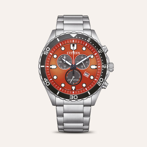 Orologio Eco Drive Citizen Ore Felici At2560-84x - Orologi con Datario Uomo | Stroili