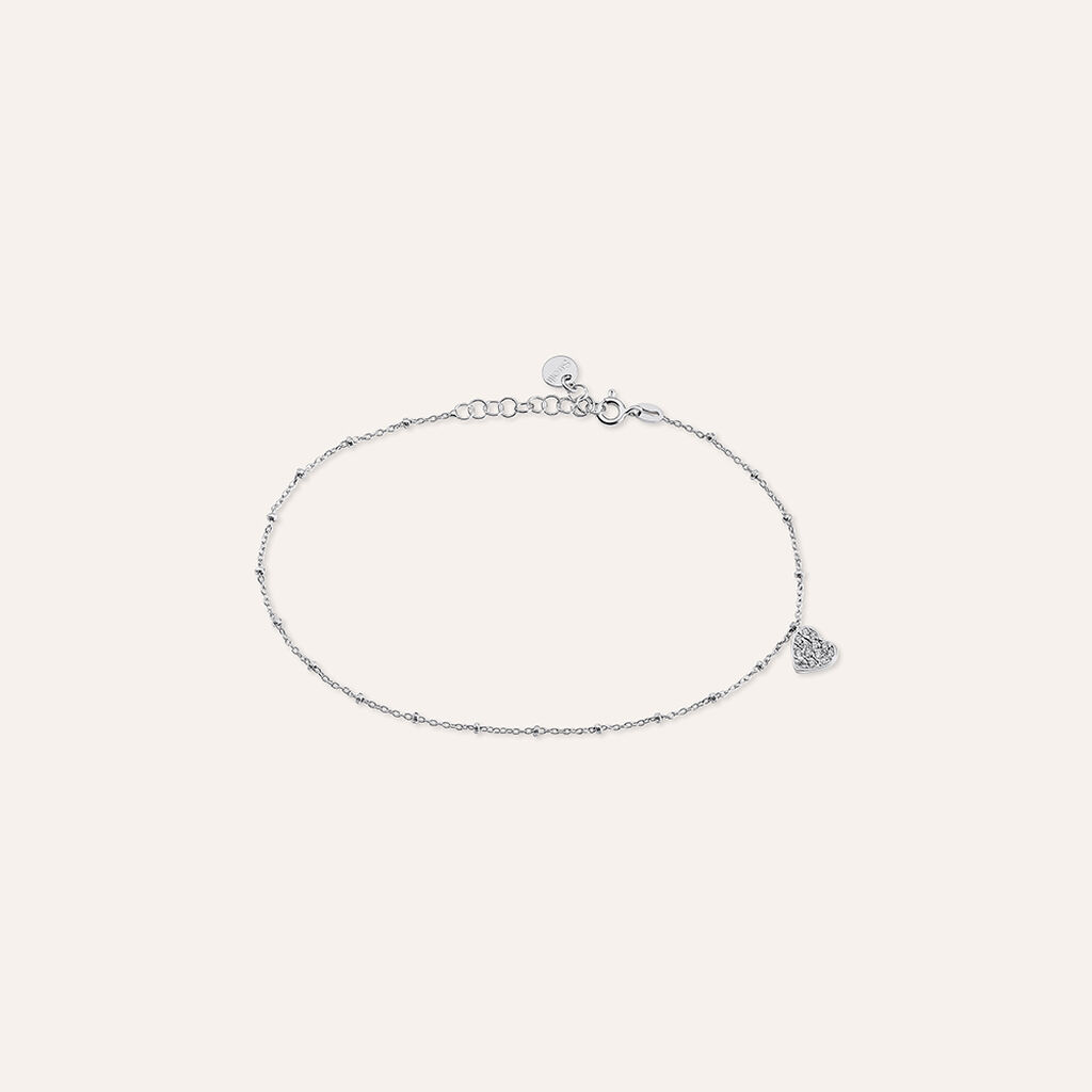 Cavigliera Silver Collection Argento Rodiato Cubic Zirconia