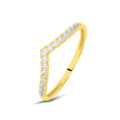 Anello Fantasia Claire Oro Giallo Cubic Zirconia - Anelli con Pietre Donna | Stroili