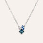 Collana Violet Ottone Cristallo