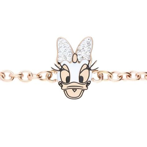 Bracciale Mickey Mouse & Friends Acciaio Rosa Cristallo - Bracciali Donna | Stroili