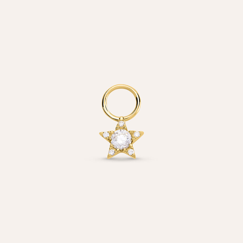 Charm Toujours Oro Giallo Cubic Zirconia
