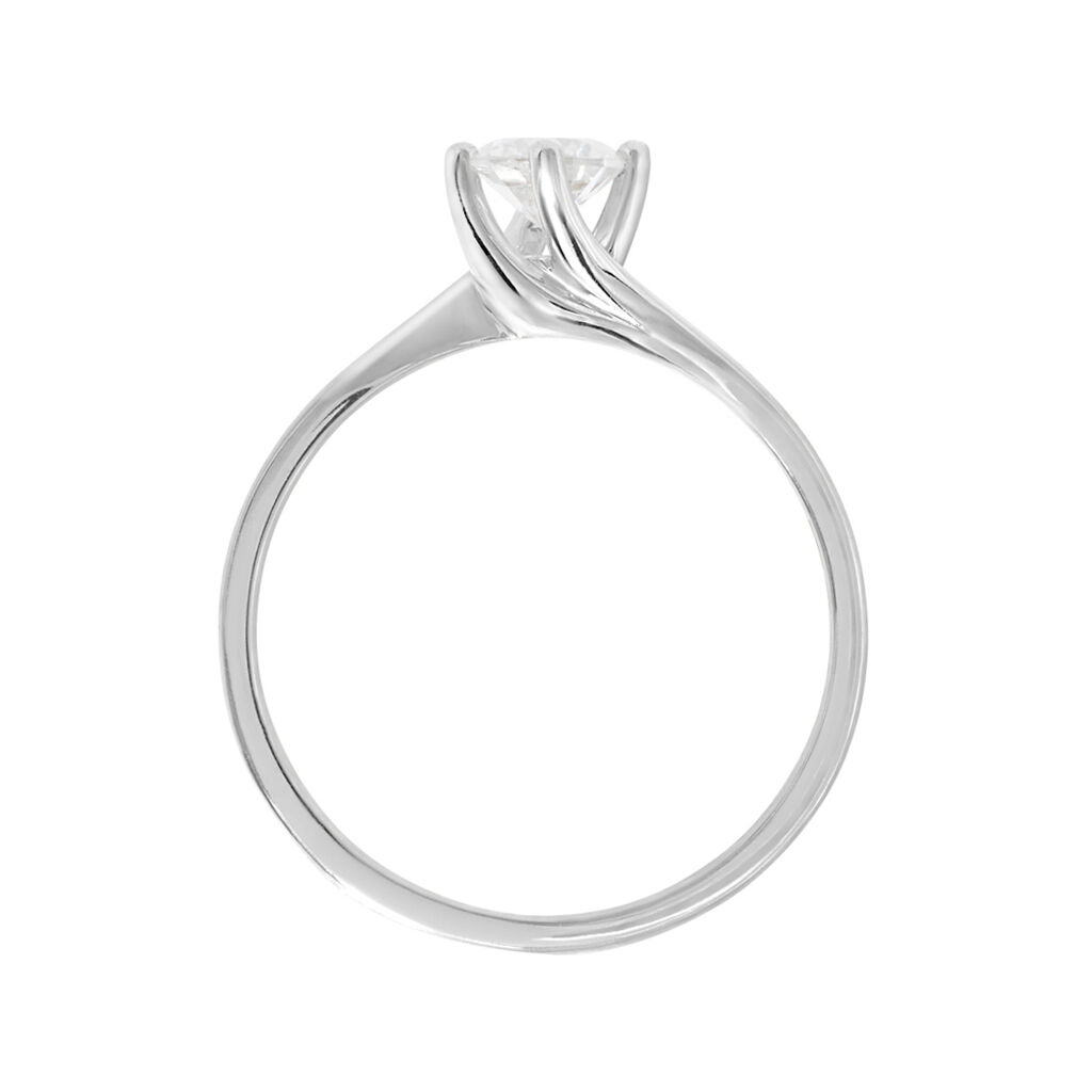 Anello Solitario Valentino Firmamenti Oro Bianco Diamante - Anelli con Pietre Donna | Stroili
